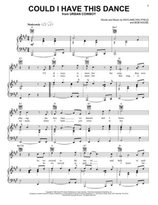 Could I Have This Dance Sheet Music: A Symphony of Chaos and Order