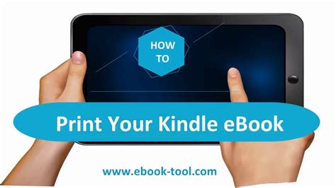 how to print kindle books: exploring the digital world of print on demand