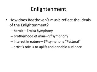 in what ways did music reflect enlightenment ideals? exploring the relationship between musical expression and philosophical thought