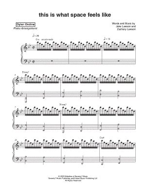 this is what space feels like piano sheet music How does the vastness of the universe influence our perception of time and existence?