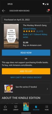 Why Can't You Buy Kindle Books on Amazon App? Exploring the Possibilities