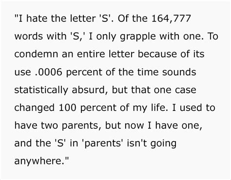 Why I Hate the Letter ‘S’ Full Essay: A Delve into the Reasons